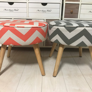 スツール2脚　値下げの画像