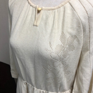 白いろワンピースM〜Lの画像