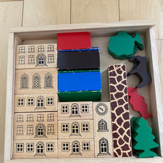 木のおもちゃ　積木の画像