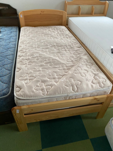 シングルベッド　マット枠セット　中古　リサイクルショップ宮崎屋20.7.4