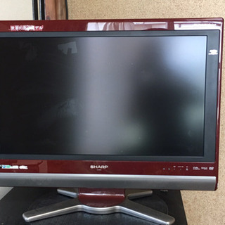 【SHARP AQUOS 26インチ液晶テレビ DVD内蔵】
