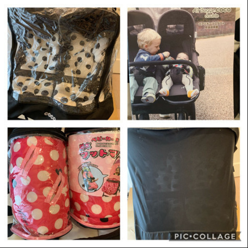 値下げ！エアバギー ココ ダブル AirBuggy COCO Double(エアーバギーココ) ブラック＆ブラック