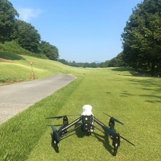 ドローンでゴルフ場の空撮！