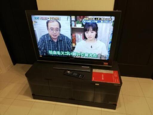 ソニーブラビア　40インチ液晶テレビ　テレビ台つき　値下げ
