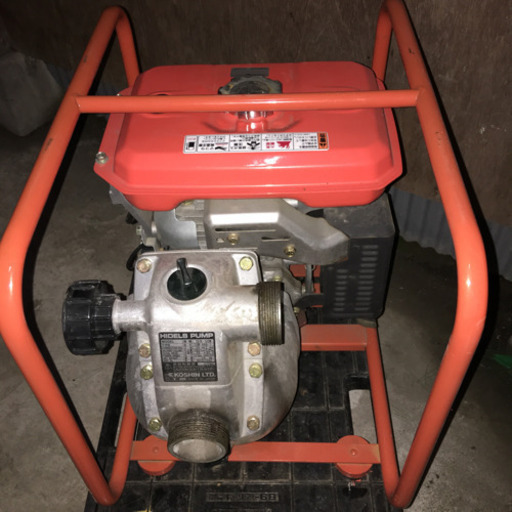 工進 エンジン ポンプ MP5030E 口径50mm 揚程 28m 排出量580L/min クボタ GH130 4.2馬力 中古 ジャンク