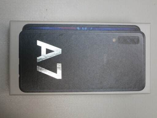 【新品未開封】Galaxy A7 ブラック　購入証明書付き