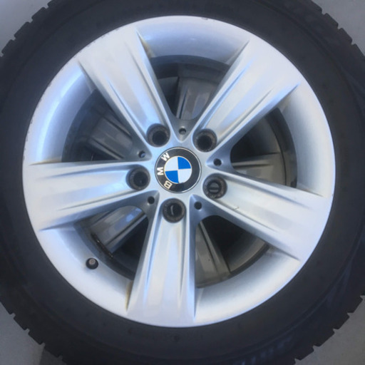 値下げ‼️BMW F30 320i ブリヂストンREVO GZ 205/60R16 純正アルミ付4本セット16×7.5J +37 ノー