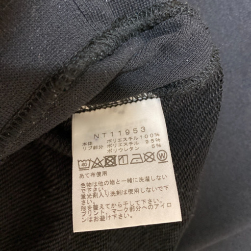 ノースフェイススクエアロゴフーディーブラックサイズL