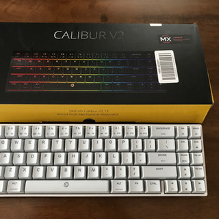 [値下げしました]ゲーミングキーボード　DREVO caliber V2 茶軸の画像