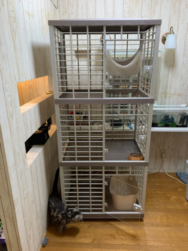 三段ペットゲージ