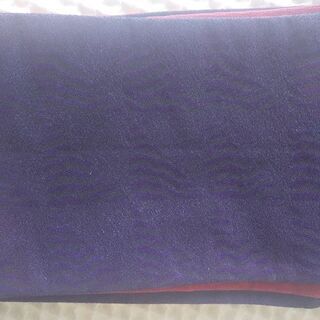 浴衣用帯　赤　紫　リバーシブルの画像