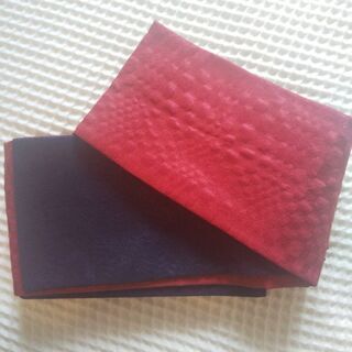 浴衣用帯　赤　紫　リバーシブル