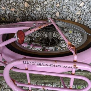 子供用自転車　a.n.desing 16インチ　ピンクの画像