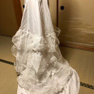 61)M ウエディングパニエ・ドレススカート内布のみ 材料用〈187〉の画像