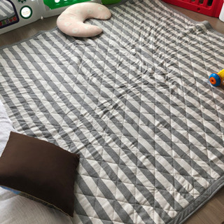ニトリ 洗えるキルトラグ