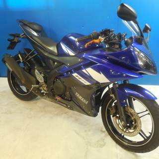 YAMAHA YZF-R15 青 格安提供車 実働 激安配送キャ...