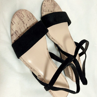 GU　コンフォートストラップローウエッジサンダル