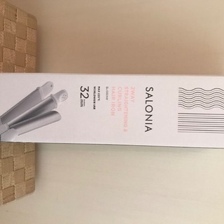 SALONIA 2WAY ストレート&カール　ヘアアイロン 