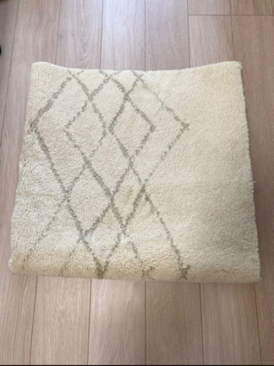 unico HIMAYA(ハイマヤ) タフテッドラグ アイボリー 定価15400円