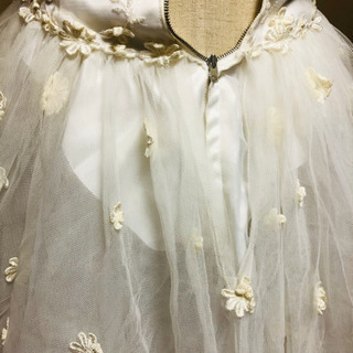 ❣️最終値引❣️a ウエディングドレス チュール 中古 材料用の画像