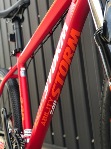 新売切■半額!!アビリティストーム275◇ハードテイルＭＴＢ ディスクブレーキ レッド27.5◇１台限り