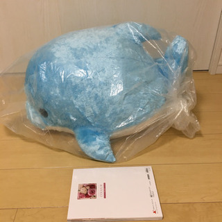 超ビックイルカのぬいぐるみの画像