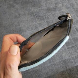 　チャムス スマートフォンケース/財布★CHUMS コインケースや定期入れ兼用　水色の画像