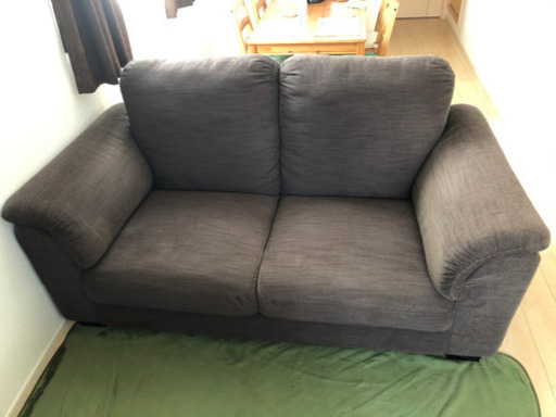 ソファー　オットマン付　IKEA ブラウン
