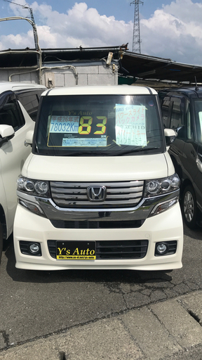 ホンダ N-BOX カスタムSSパッケージ ナビ  TV 両側パワースライド  自動車ローン取り扱い