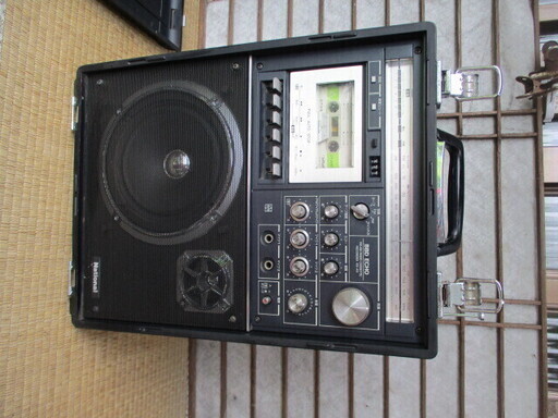 National レトロ ナショナル RX-A11 FM/AM ラジオカセットレコーダー 現状