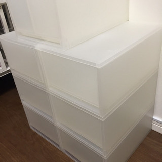 無印 収納  ポリプロピレンケース 7個セットの画像