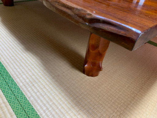 1枚板木製和風テーブル中古
