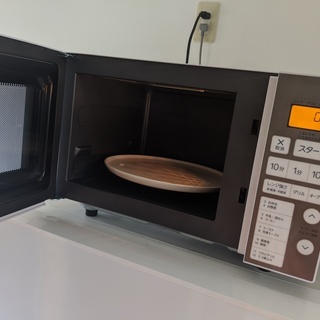 【交渉中】電子レンジ「ELSONIC オーブンレンジ（16L）EHMR16TS2」（2019年購入、美品）の画像