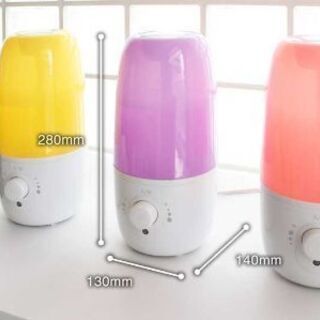 【美品／コロナ対策】アロマ超音波式加湿器 (No.291)  ※多数出品中の画像