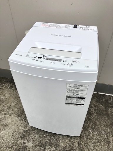 【管理KRS215】TOSHIBA 東芝 2017年 AW-45M5 4.5kg 洗濯機 ④