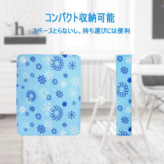 新品 ペットクールマット ひんやり 冷感マット 犬猫用クールジェルマット 冷却シート夏用 熱中症対策 人間ペット兼用 青色 40*50cmの画像