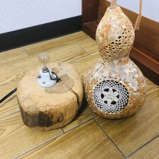 ひょうたんランプの画像