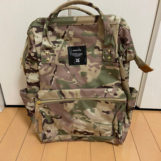 【取引場所顧慮有】未使用 リュックサック 迷彩柄