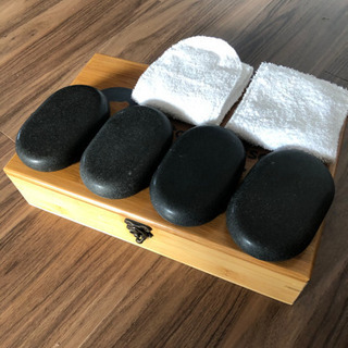 美品★ホットストーン★スターターセット★免疫力アップ★メンズエス...
