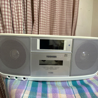 ジャンク　CDラジカセ