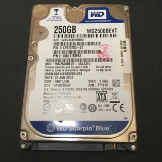 値下げ★ お手軽外付けHDD 2.5インチ 250GB 9mm ...