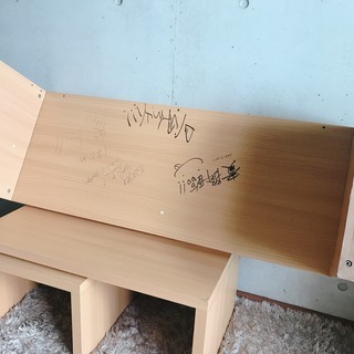 [ 受け取り交渉中 ] 収納コンパクト！フォルムチェンジ３段机の画像