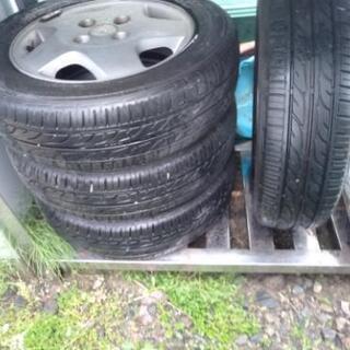 アルミホイールとタイヤPCD100 155/65R/13×4本set