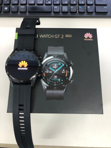 HUAWEI Watch GT2 46mm Sports/マットブラック /スマートウォッチ/長時間バッテリー/音楽保存・再生