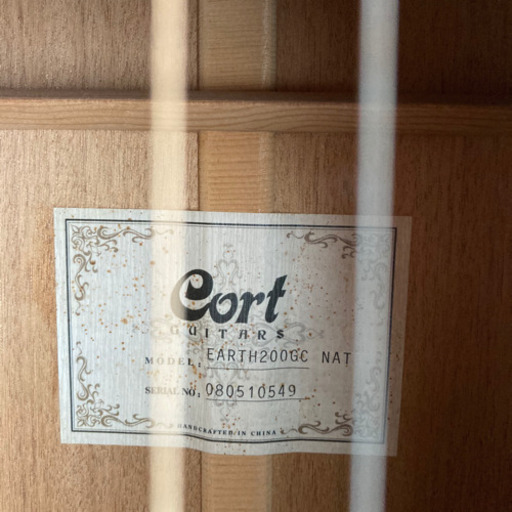 (売買完了)CORT EARTH200GC NAT アコースティックギター