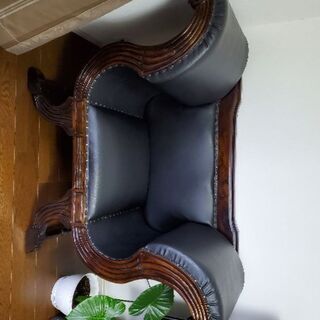 ほぼ新品バリの家具 オットマン付き!値下げ!