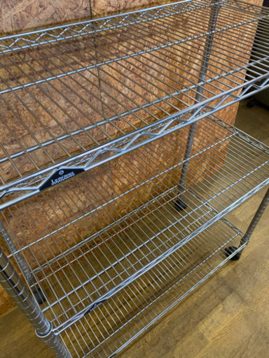 0705-15  ☆美品☆ 大きめ　スチールラック　シェルフ　