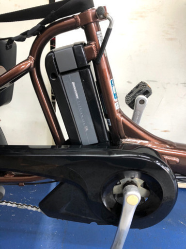 ブリヂストン アンジェリーノ　20インチ 3人乗り 8.9ah ブラウン　電動自転車　電動アシスト