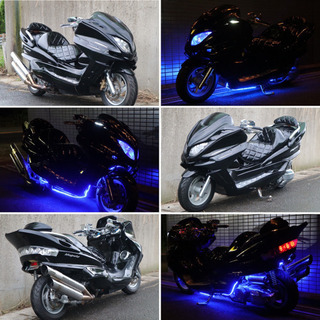 【YAMAHA マジェスティ 250】オールブラックフルカスタム...