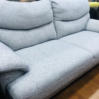 3人掛けソファー ライトグレー【トレファク所沢店】